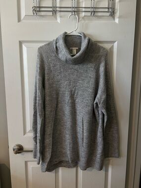 H&M Light Gray Cowl Neck Sweater